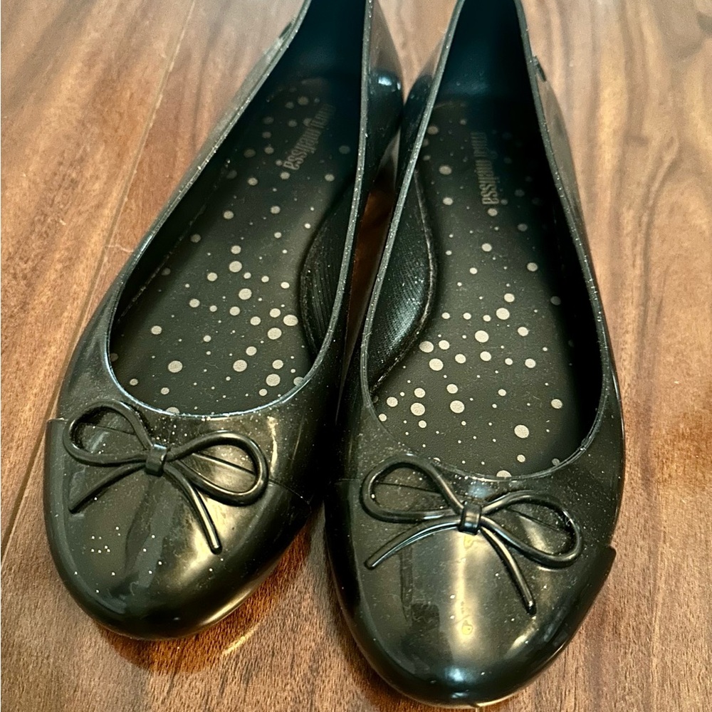 Mini Melissa Sweet Love Cap Toe - Black